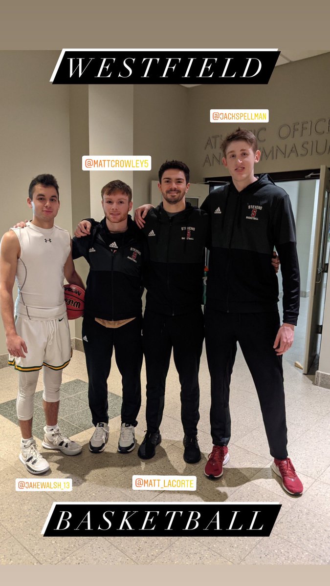 Westfieldbball's tweet image. This is what it’s all about. Win or lose, always a family #WEstfield🏀 #onceabluedevilalwaysabluedevil
@JakeWalsh_13 @m_crowley28  @matt_lacorte @JSpell32 

@Stevens_MBBall 
@SkidmoreMBB