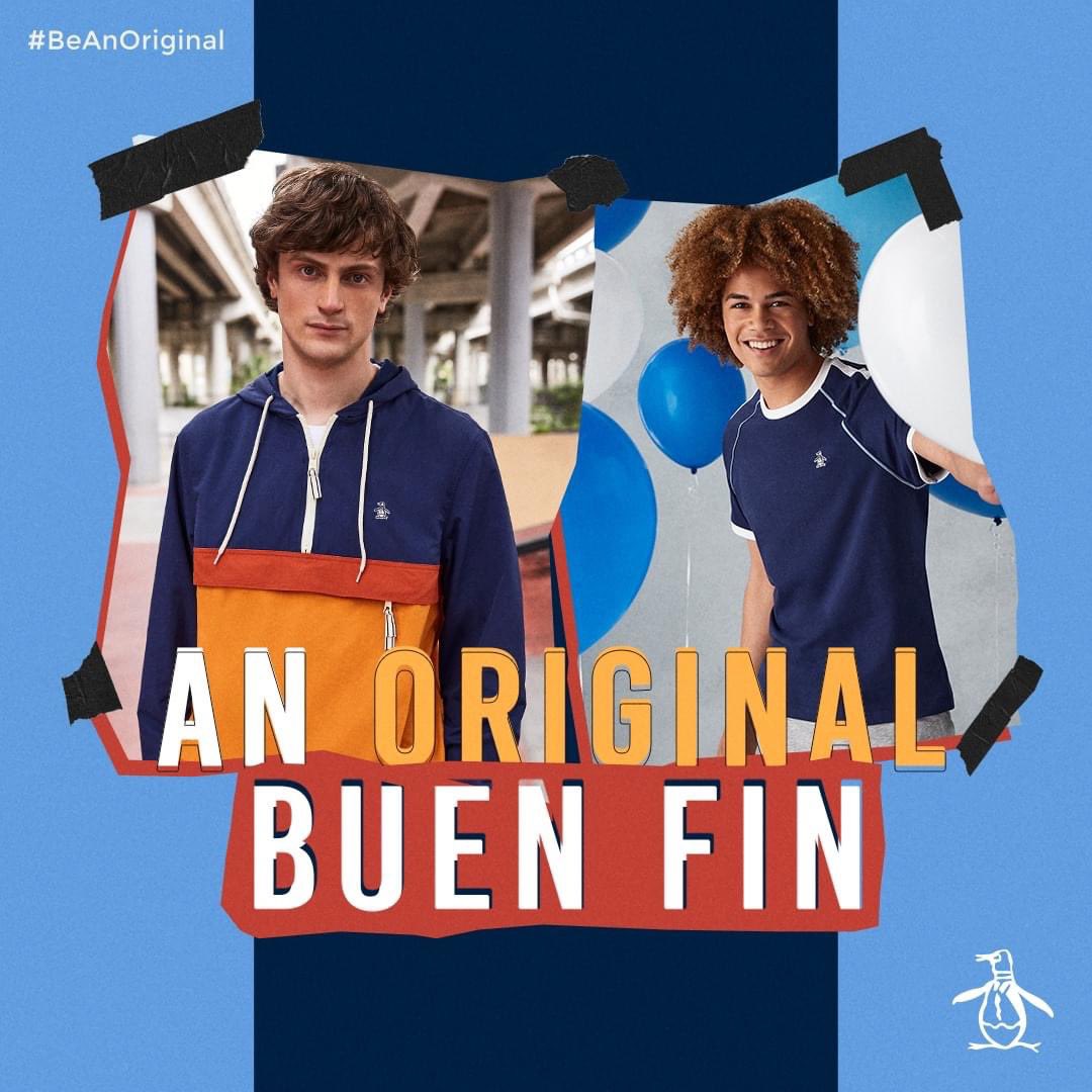 PenguinMexico's tweet photo. ¡El Buen Fin ya está aquí!
Original en todas partes
Hasta 70% OFF en prendas seleccionadas + Muchos descuentos más.
Compra aquí: https://t.co/wpqq8RFyl6
Válido del 10 al 16 de Noviembre del 2021 en nuestra tienda en línea.

BeAnOriginal #BuenFin🎈 https://t.co/uDKLRTb6kU