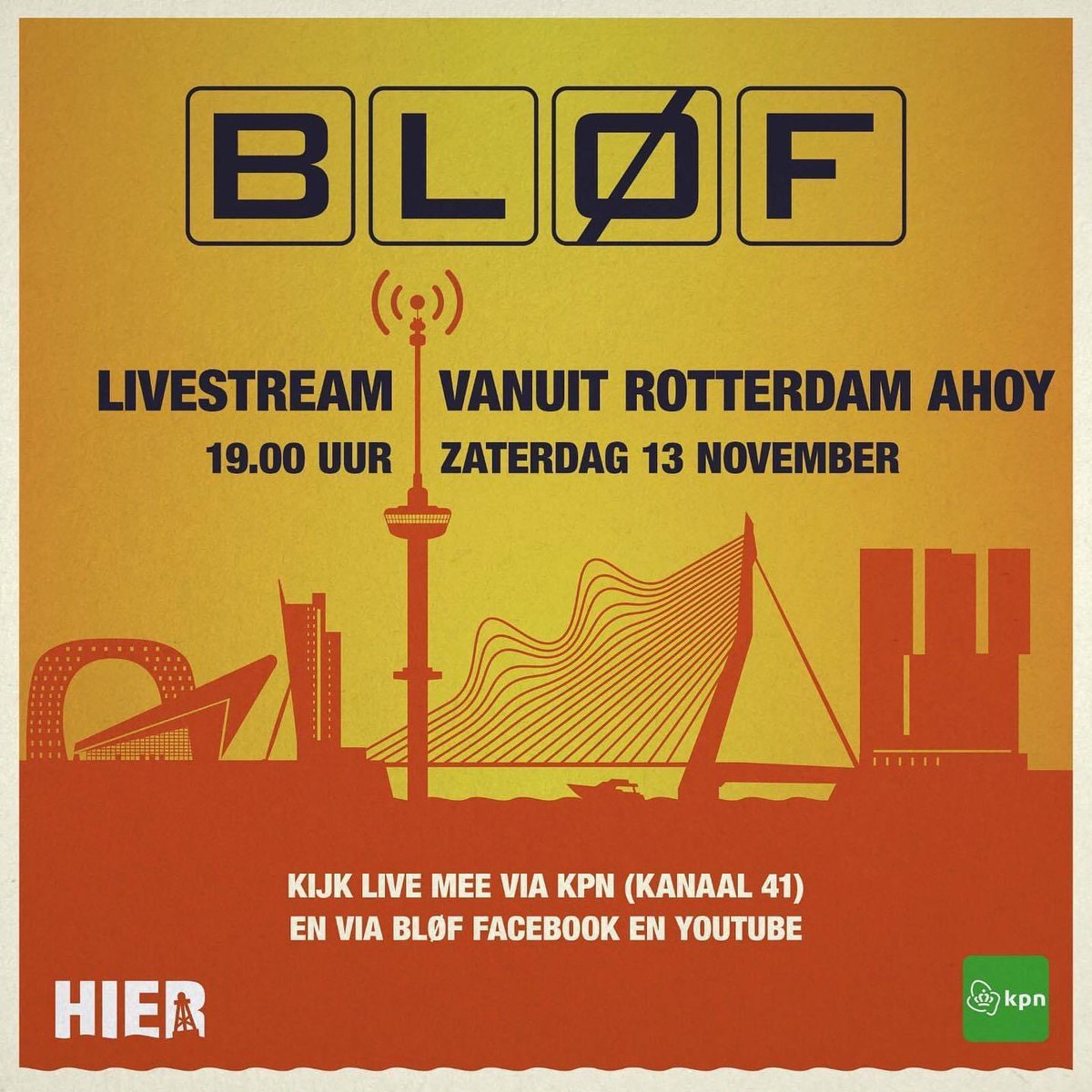 rdrijsen's tweet photo. Lekker begin van de zaterdagavond met @blof https://t.co/R4n2HFOnZ5