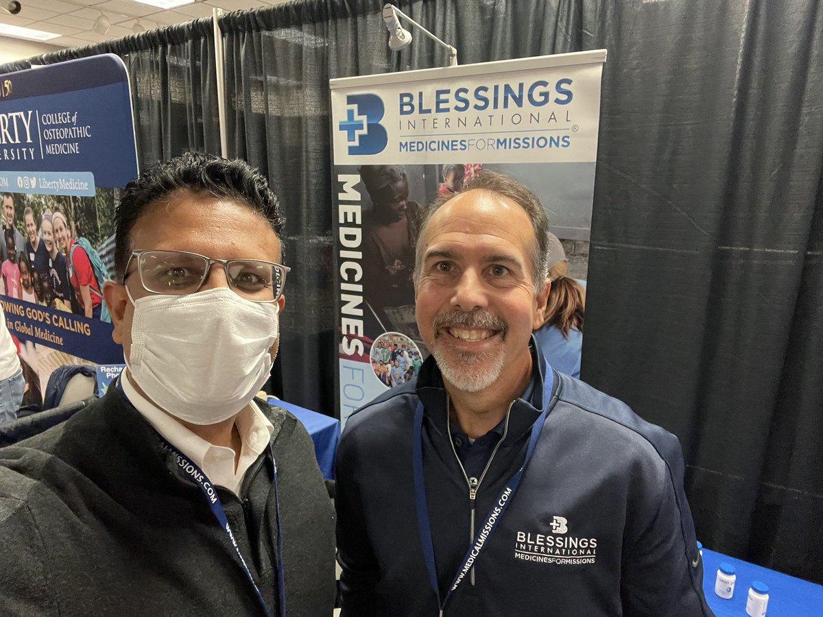 FNuthalapatyMD's tweet image. Great to catch up with Barry Ewy, CEO of Blessings International at #gmhc2021. Barry and I patterned to implement a drug repackaging system now used widely for short-term medical missions. blessing.org @GlobalMissions