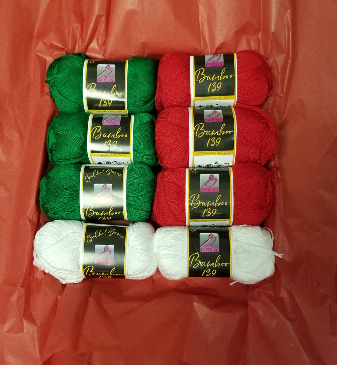 GuChet's tweet image. Can you imagine opening a box full of this gorgeous yarn? Our Yarn Gift sets are the perfect gift for the yarn lover in your life. ORDER NOW
Shop online👉guchet.com/yarngiftsetsge…
#yarn #crocheting #knitting