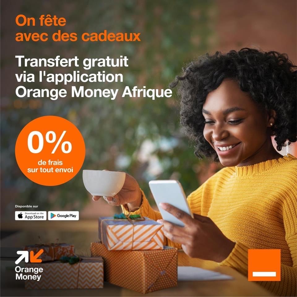 erickashila's tweet photo. La fête commence déjà chez nous…les transferts passent gratuit dès à présent via l’application Orange money Afrique . Le père Noël se rattrape 😉 https://t.co/Wg5pnSLTTw