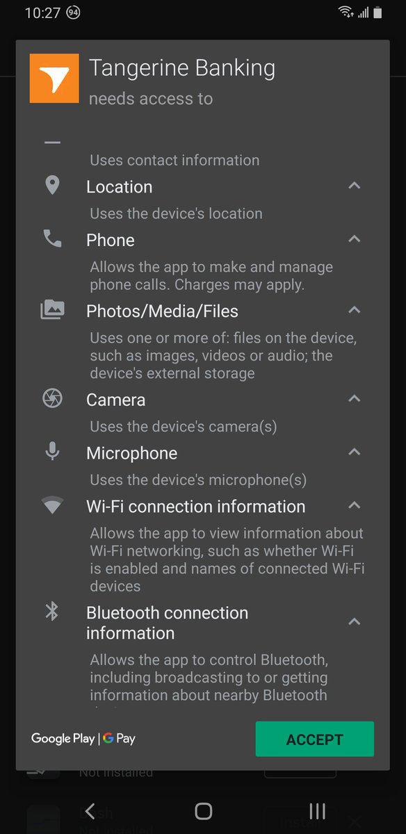 AdamKeithWhite's tweet photo. @TangerineBank Love your products and services - used them for years.   I'd like to see you take user privacy seriously. https://t.co/IviypItFAK