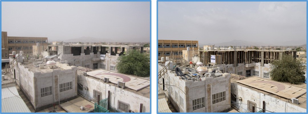 SFDYemen's tweet photo. #Tamkeen_Program is evolving rapidly reaching today to medium-size projects: building febrile illness dept (2nd floor) @ #Abs Hospital #Hajjah.
Such a lifesaving project is selected from district recovery plans reflicting needs of the poor
Funded by #ERRY @EUinYemen @UNDPYemen https://t.co/UykgHGyt0G