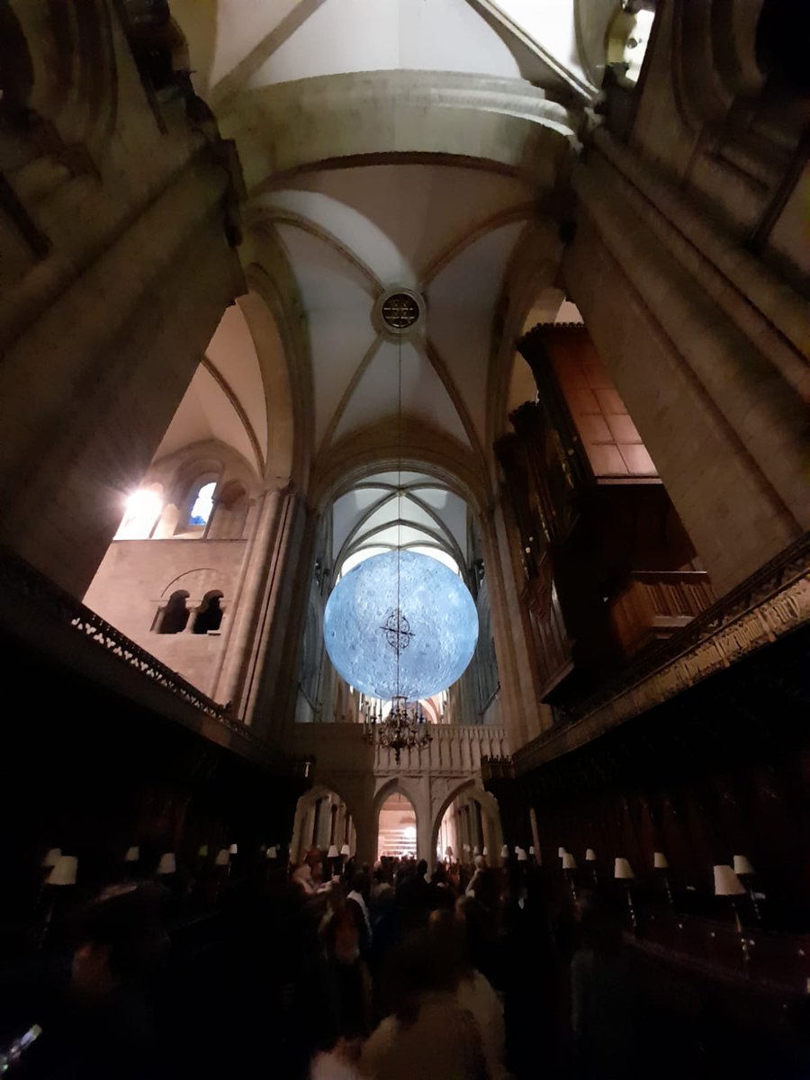 A magical moon! <a href="/LoveChichester/">Love Chichester</a> <a href="/ChiCathedral/">Chichester Cathedral</a> #moon #museumofthemoon #chichester