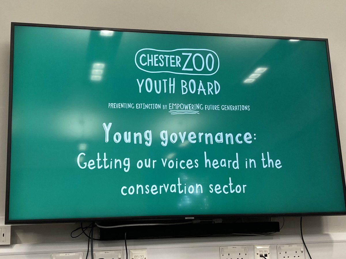 HollyKateB's tweet photo. Congrats to the @chesterzoo Youth Board for a brilliantly inspiring first day of their #youthsymposium! 
Lots of lessons for us to take back to @zsllondonzoo on young governance - ‘it always seems impossible until it’s done’ 🐝
@ActforWildlife #CZYouth https://t.co/Dd9RsF2jPF