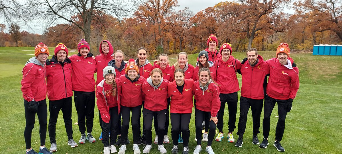 SimpsonXCTF's tweet photo. What a day for our men and women!  Men placed 7th and women 9th in NCAA Midwest Region. Proud to have TWO Top 10 teams! https://t.co/aITTshakI8