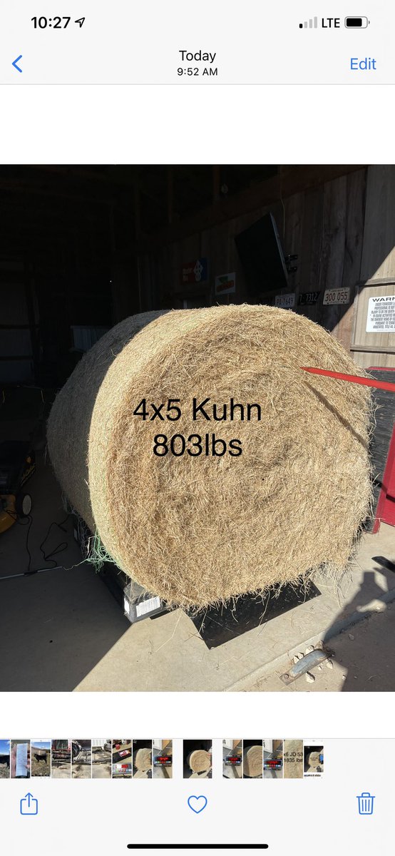 WFUSS's tweet photo. This is why hay should be sold by the ton. https://t.co/6pIBy9g3WY