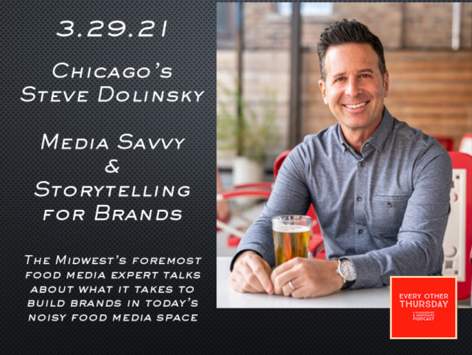 What does it take to build #brands in today's noisy #foodmedia space ? 
✨Find out what industry expert, Steve Dolinsky had to say 👉ow.ly/jylk50EjRzL

#podcast #entrepreneur #smallbusiness #marketing #hospitality