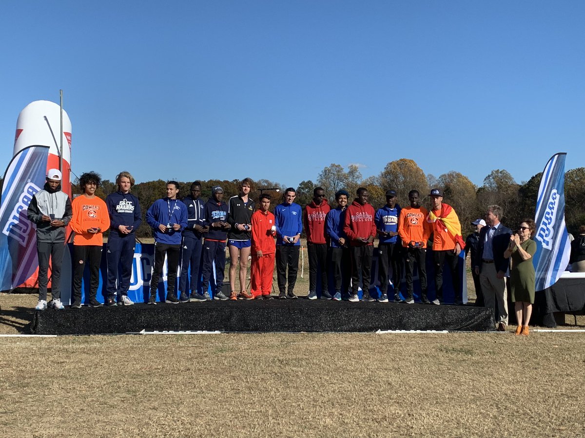XcRaider's tweet image. There they are! Congrats to Josh Kipkoech and Coleman Clark who finish 11th and 13th respectively to earn All-American status at the NJCAA D2 National Championships today in Richmond, VA! Go Raiders!!!