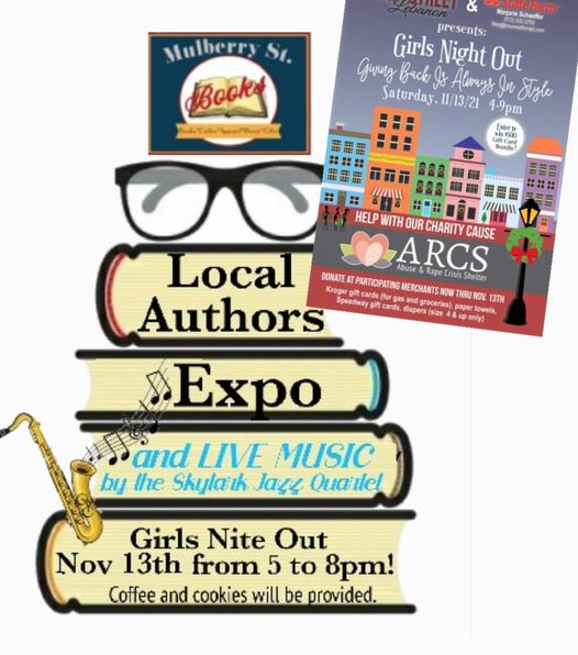 BOOK SIGNING TODAY!!! I'll be at MULBERRY ST. BOOKS signing VAMPIRE KISSES and anything else you'd like to have signed at 5 pm today!!! Historic Downtown Lebanon, Ohio.
46 E Mulberry, Lebanon, OH, United States, Ohio
(513) 934-7934
Hope to see you there!