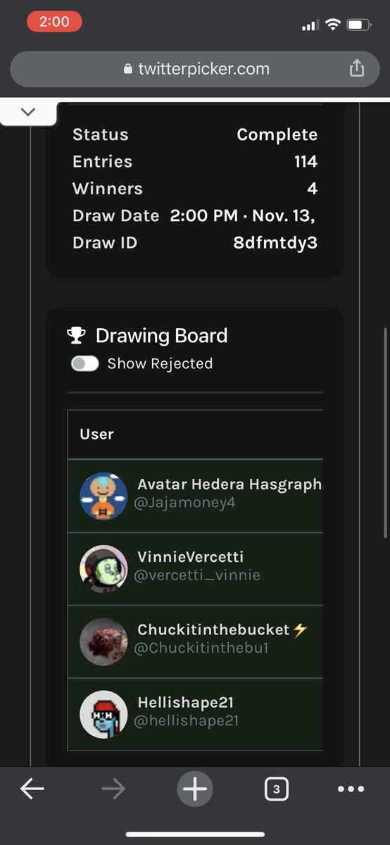 hashgiraffes's tweet photo. 🚨GIVEAWAY WINNERS🚨

Congrats to @Jajamoney4 @vercetti_vinnie @Chuckitinthebu1 @hellishape21! You have won the random drawing for our Halloween HashGiraffes Giveaway!

Please shoot us a DM!

Thank you to all who entered! Stay tuned for more giveaways soon! https://t.co/Bq99cfqGLl
