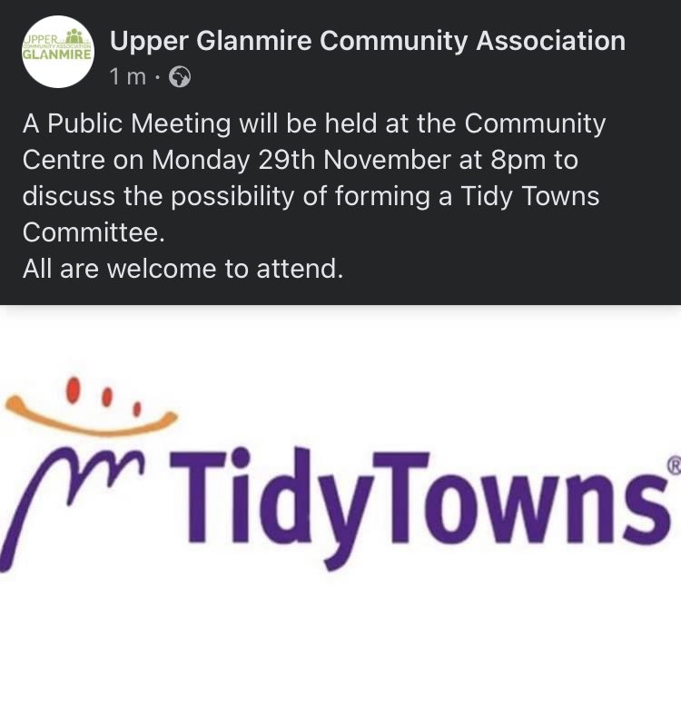 UpperGlanmireCommunityAssosciation (@glanmireupper) on Twitter photo 