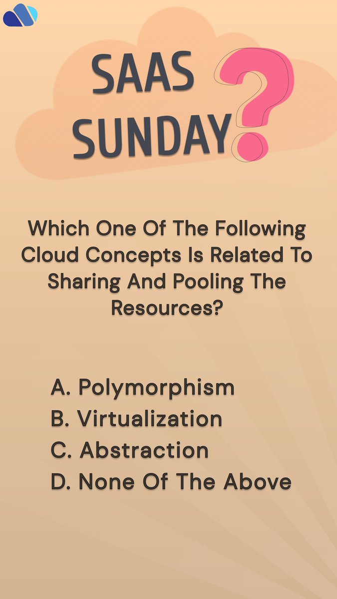 moshaktech's tweet photo. Which one of the following cloud concepts is related to sharing and pooling the resources?
Tell us your answer in the comment section.

For more details visit us at https://t.co/8V6zlXUZ51
https://t.co/iaNU2FFqtb

#Cloud #CloudComputing #SaaS #IaaS #PaaS #MicrosoftAzure #Google https://t.co/KE14igdkE5