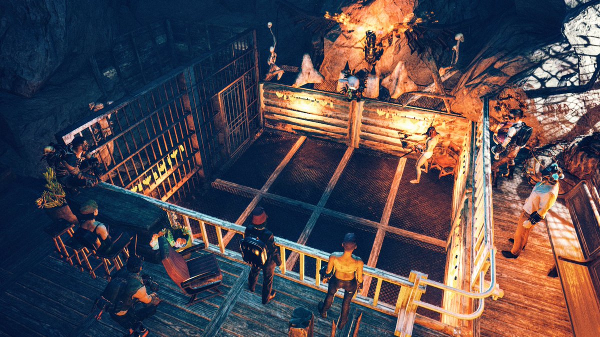 SleepisforT's tweet image. When ElGatoPub does arena spotlights one Sat a month, it's not just about sparring. It's about builds, entertainment, &amp;amp; friends hanging out. Have some churros, grab a drink, &amp;amp; stay a while at the Gato. 😸

Pics from @ACABuildTeam &amp;amp; PlaguePriest's CAMPs. #Pawsgiving #Fallout76