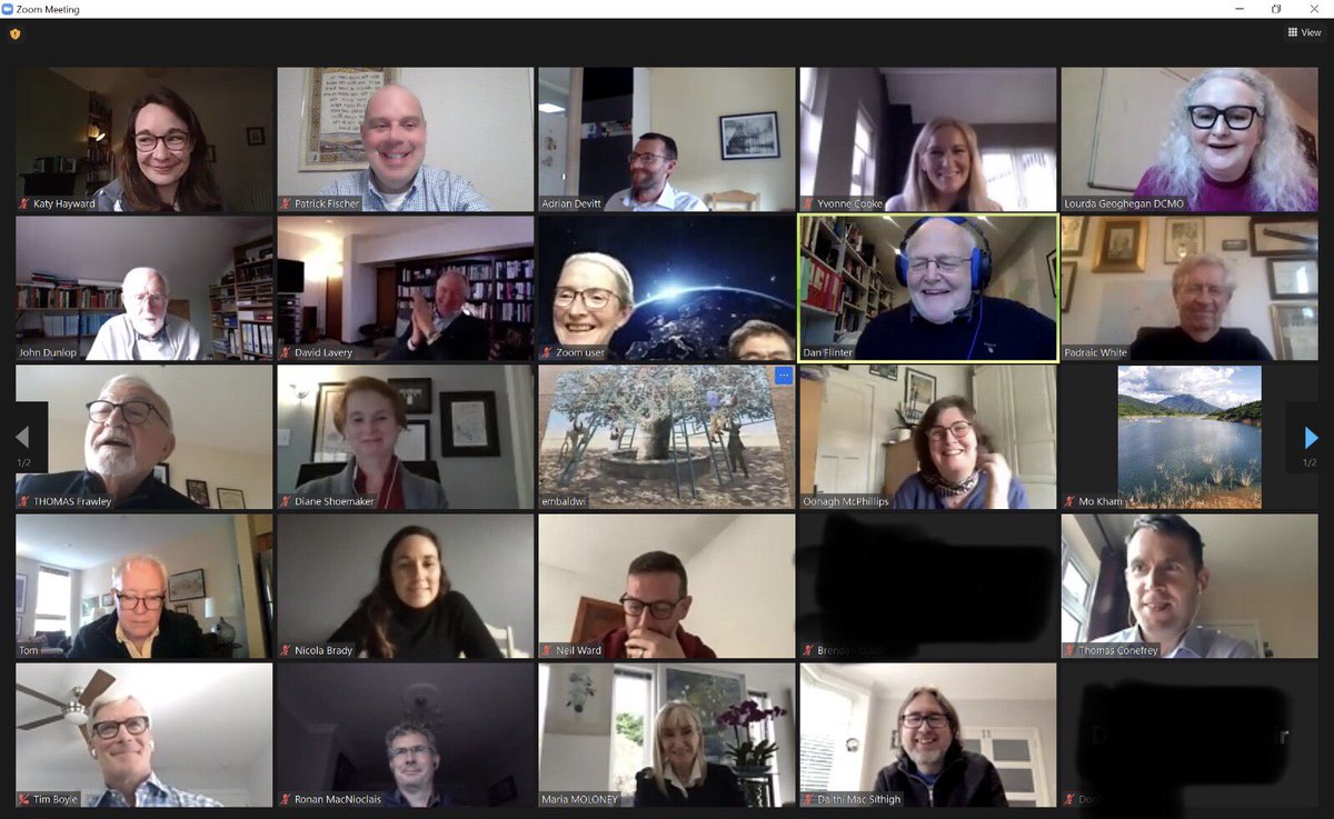 IrishEF's tweet image. Wonderfully inspiring morning brilliantly assembled by @hayward_katy @HylandSonja @BrendanQuail at our @IrishEF annual meeting.  Sadly still virtual but great to be joined by our honorary Fellows from round the globe including our great friend @d_shoemaker + @EF_Fellows 👏🏻👏🏻👏🏻👏🏻