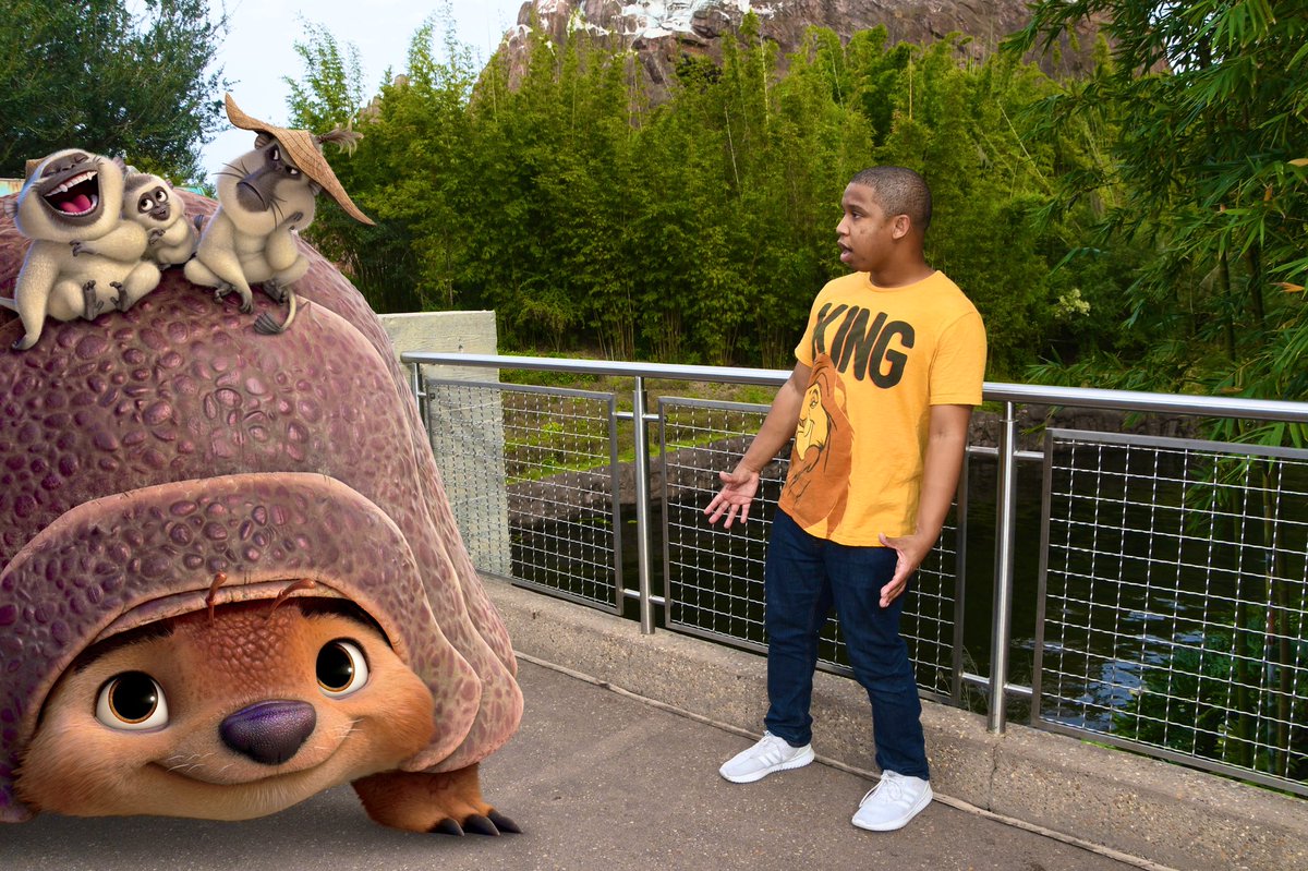 DCP_KB's tweet photo. Had a pretty wild Disney+ Day yesterday at Disney’s Animal Kingdom #DisneyPlusDay #WaltDisneyWorld #AnimalKingdom #DisneyPrograms #DisneySideCast https://t.co/3j0UvIsfIS