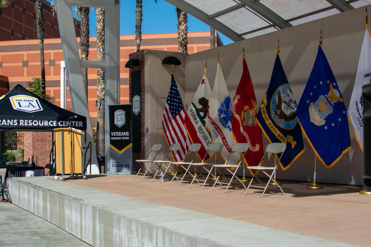In honor of Veterans Day, the Cal State LA Veterans Resource Center hosted a Veterans Day ceremony on Nov. 10 at the Student Union Plaza. This was the first ceremony held in person since 2019.

Read the full story at the link below. 
csulauniversitytimes.com/cal-state-la-v…