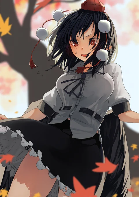 週末天狗【木枯らし】 #東方project #射命丸文 #週末天狗 https://t.co/eIqN7KJh1H 