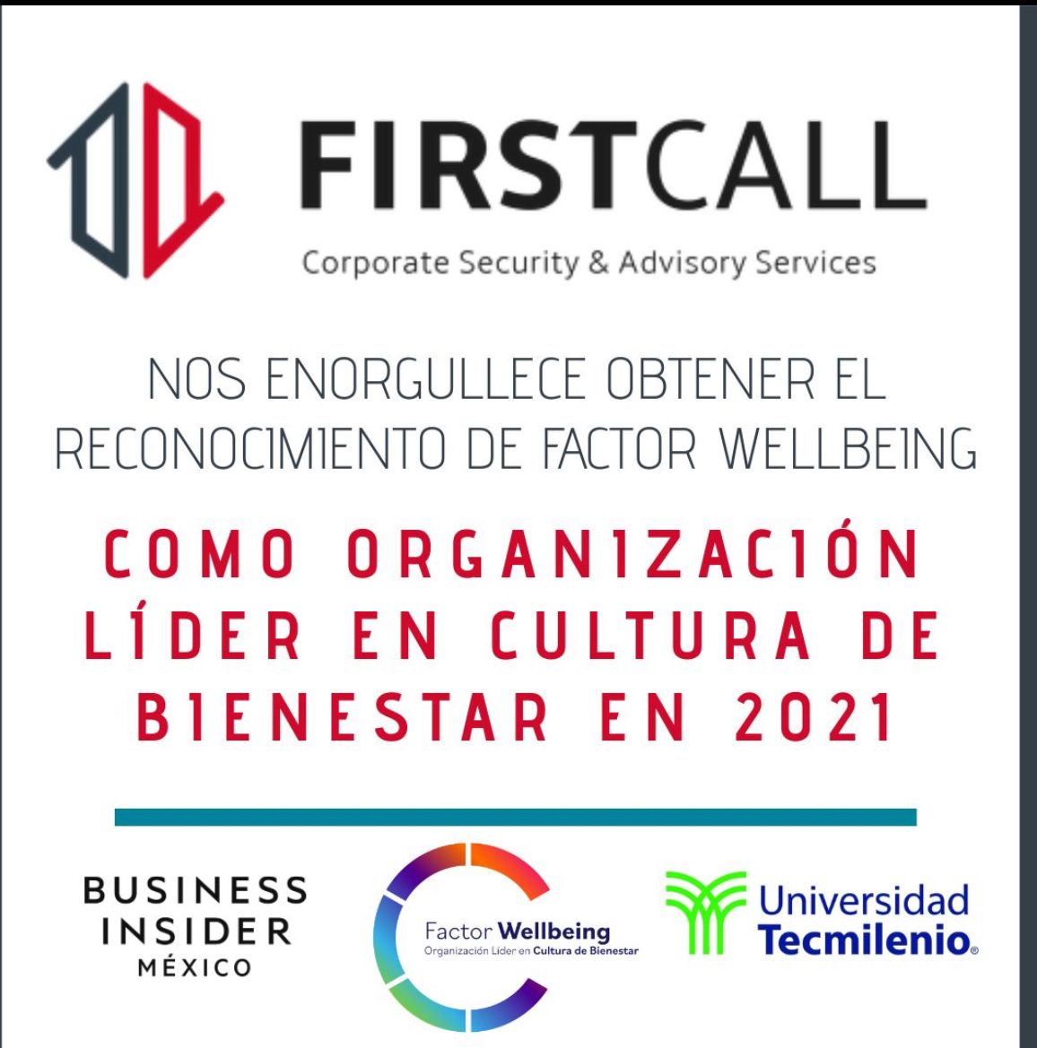 AMESP_oficial's tweet photo. La Mesa Directiva de AMESP, Presidida por el @CapSalvadorLop1 se complacen en felicitar a su asociado Adherente @firstcallcss y a su President LAM, @delicious_demon por obtener el reconocimiento de #FactorWellbeing, como organización líder en cultura de bienestar 2021

#SoyAMESP https://t.co/SxHWYHhOMj