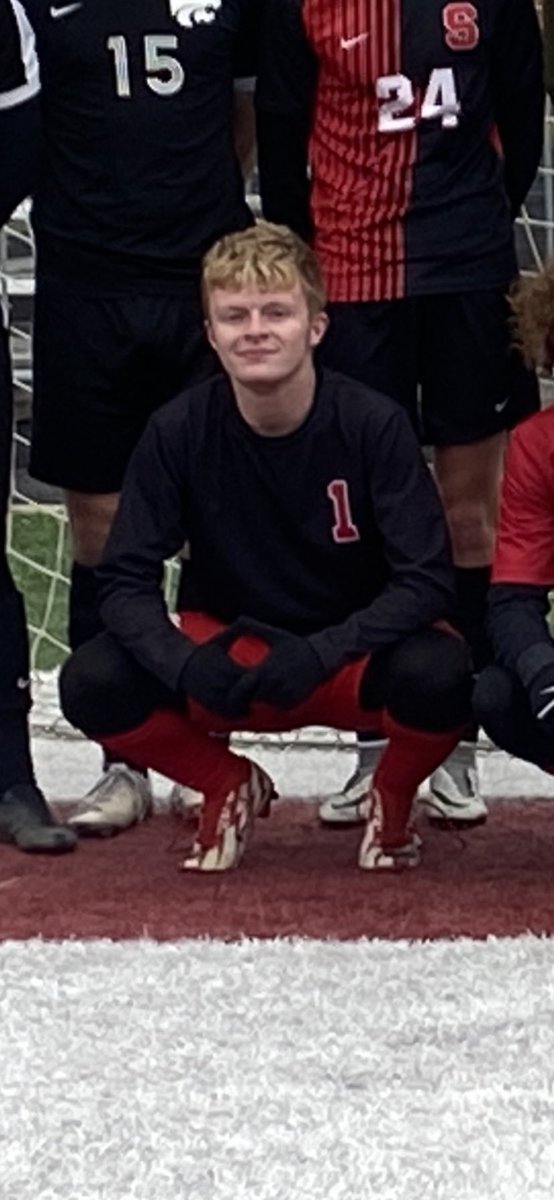 Nate McCauly and Carter Cross played in the East District showcase they had great performances. Nate had a shutdown defensive play to keep it tied. Carter scored the game winner with 7:45 remaining to give them a 3-2 win! Good season boys.