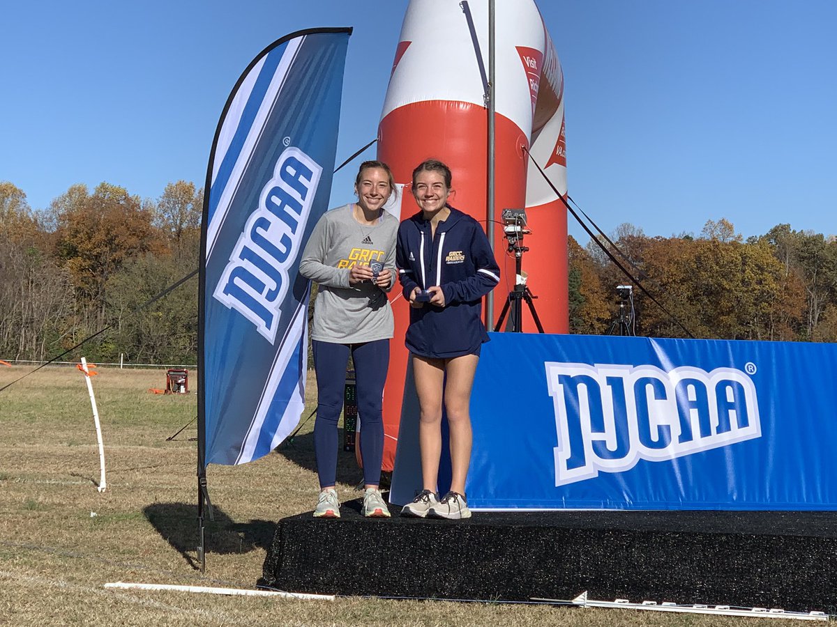 XcRaider's tweet image. We got two more! Congrats to Kaylee Scott and Audrey Meyering who finished 14th and 15th respectively to earn All-American status today at the NJCAA D2 National Championships in Richmond, VA! Go Raiders!!!