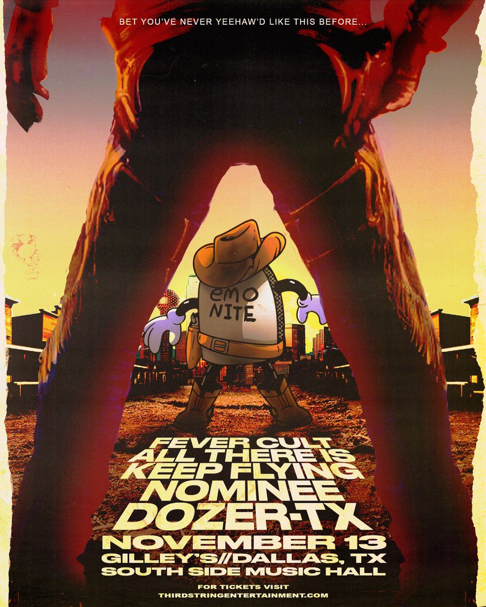 Had a blast at the Dojo last night! Tonight we are in Dallas at Gilly’s for @Emo Nite, let’s rock some ass.
.
San Angelo, TX // 11.12.21
📸: @theuncannydom