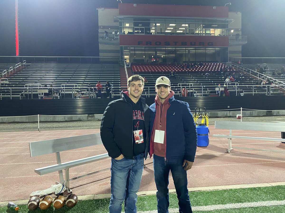 Had a great visit Thursday night at <a href="/FrostburgState/">Frostburg State University</a> loved the campus and the environment. Thank you to Coach Chesnick for having us come up for a visit!! <a href="/Coach_Chesnick/">Keenan Chesnick</a>