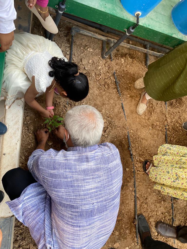 ICBF_Qatar's tweet photo. Mr. Irfan Ansari, Head of Youth Activities &amp; Repatriation, ICBF inaugurated the event along with Rajagiri Principal by handing over tree saplings to students. 

#icbfqatar #teamicbf #icbf #icbfreachout #finq https://t.co/sMo56sqGmv