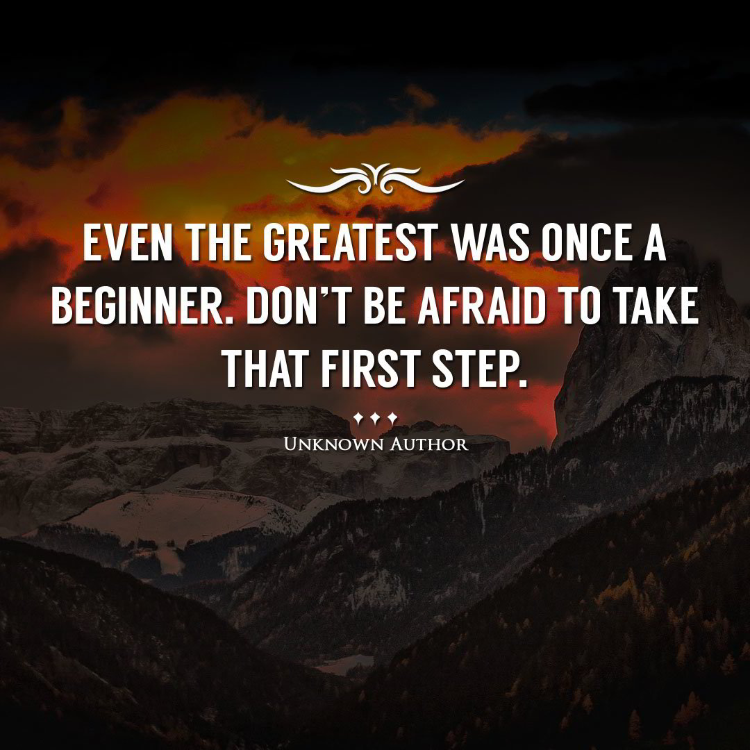 HFaddenRealtor's tweet photo. Quote of the day | Even the greatest was one a beginner, don't be afraid to take that first step https://t.co/xEWR4xz5cx https://t.co/hlzbHV7lBm