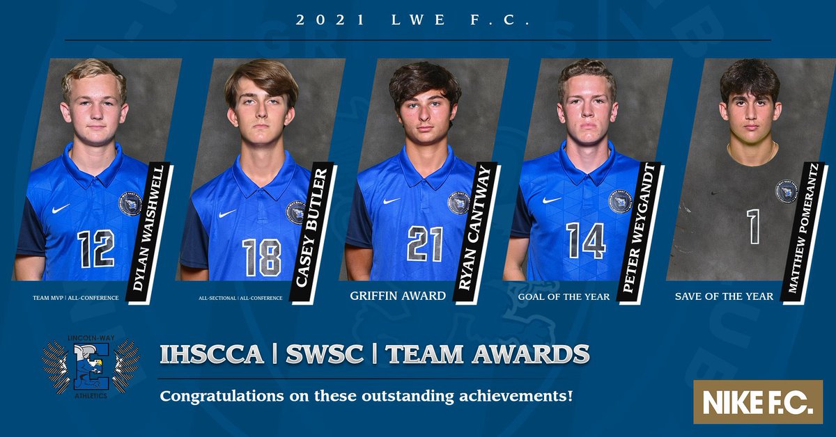 LWEastSoccer's tweet photo. Congratulations to these young men! @LWEastAthletics #LWEFC #GriffinsSoccer #IHSSCA #IHSA #SWSC https://t.co/EAd2BG5Y6i