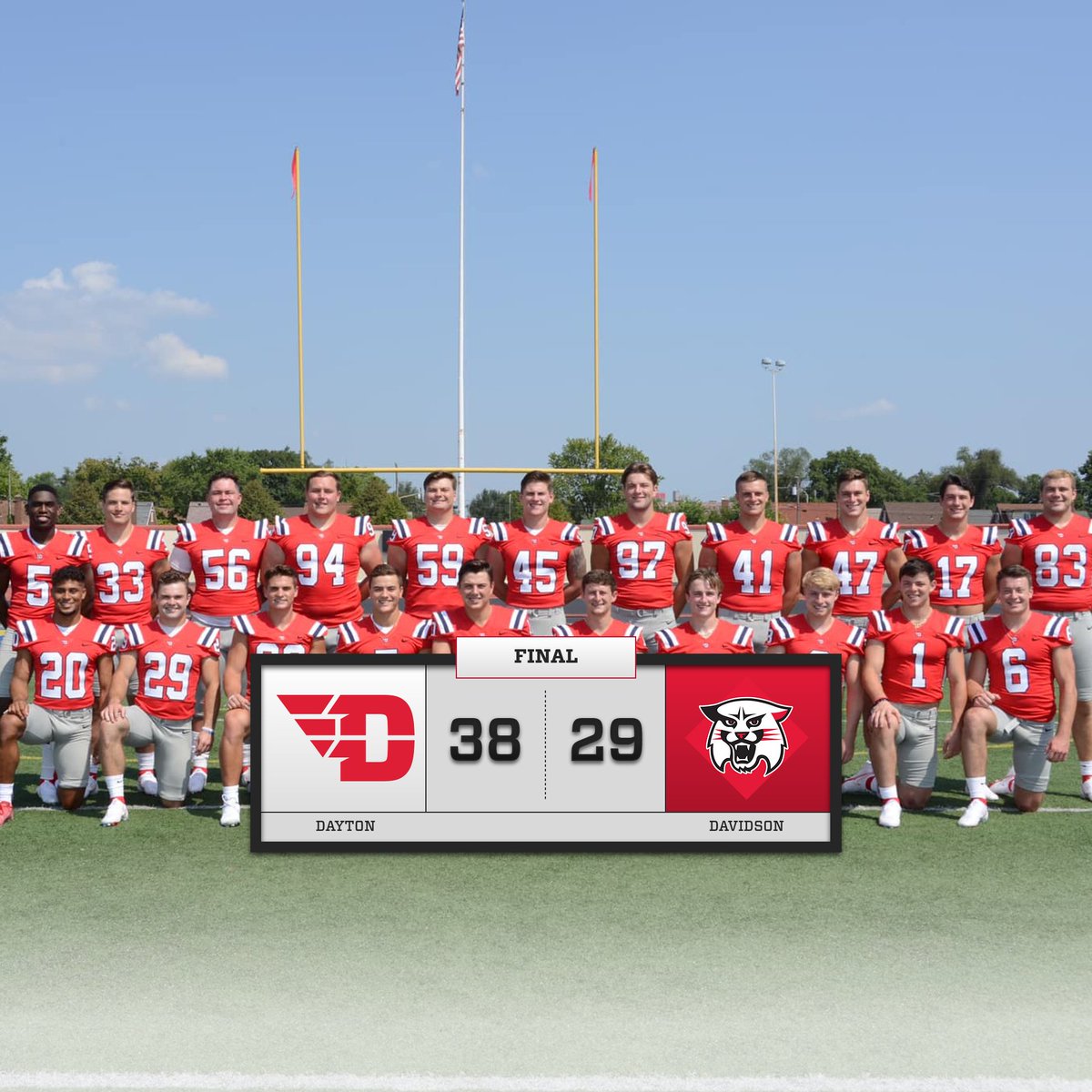 DaytonFootball's tweet photo. FLYERS WIN ✈️🏈

#TheLink🔗 // #GoFlyers https://t.co/KnifKcqeNZ
