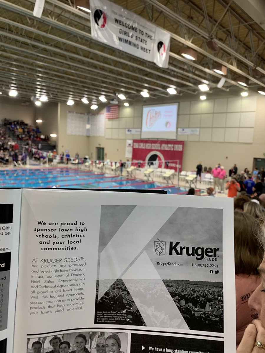 Proud to work for @Kruger_Seeds who supports Iowa High Schools and their student athletes! #Focusedoniowa