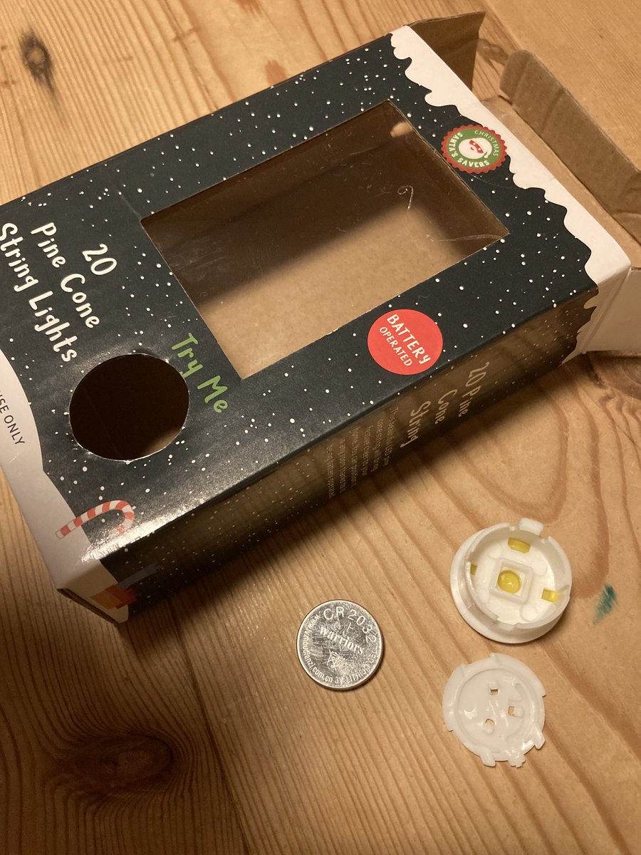 meshootyou's tweet photo. Congratulations to @TheRangeUK for the most irresponsible packaging design ever. CR2032 battery and plastic insert just so we can try the lights before buying them. Lights are already displayed in the shop and they require AA batteries once removed from packaging. #cop26 https://t.co/Bbn1M5hdYa