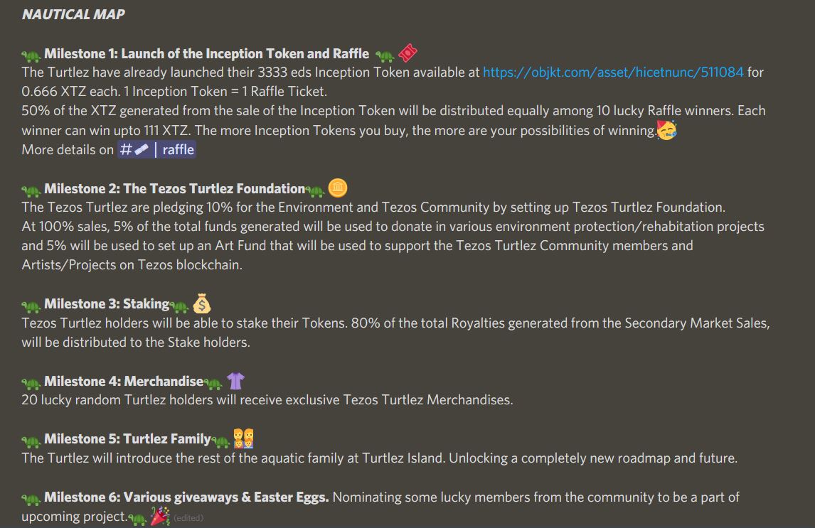 The sea route Tezos Turtlez will be taking could be found on the Nautical map of @TezosTurtlez 
Exciting utilities like Staking, Art fund, Charity to environmental causes, Merchandising and more.
I am so excited. Thank you for all your love and support. 🍻