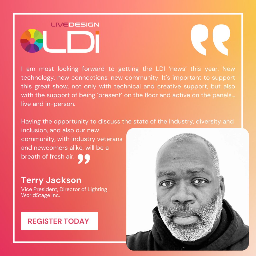 Join @Terry_Jackson discussion on diversity and inclusion at #LDI2021, Saturday, November 20 at 11am. Register today and get a free exhibit hall pass with code SWFB21 and use code LDICON15 for 15% off a conference badge! Register: ldishow.com/registration-o… #DiversityandInclusion