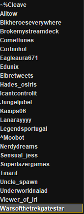 CleaveBuilds's tweet photo. 20+ bots sitting in my @twitch chat right now doing what exactly? What is the goal of this? https://t.co/Pxmkzl7dr3