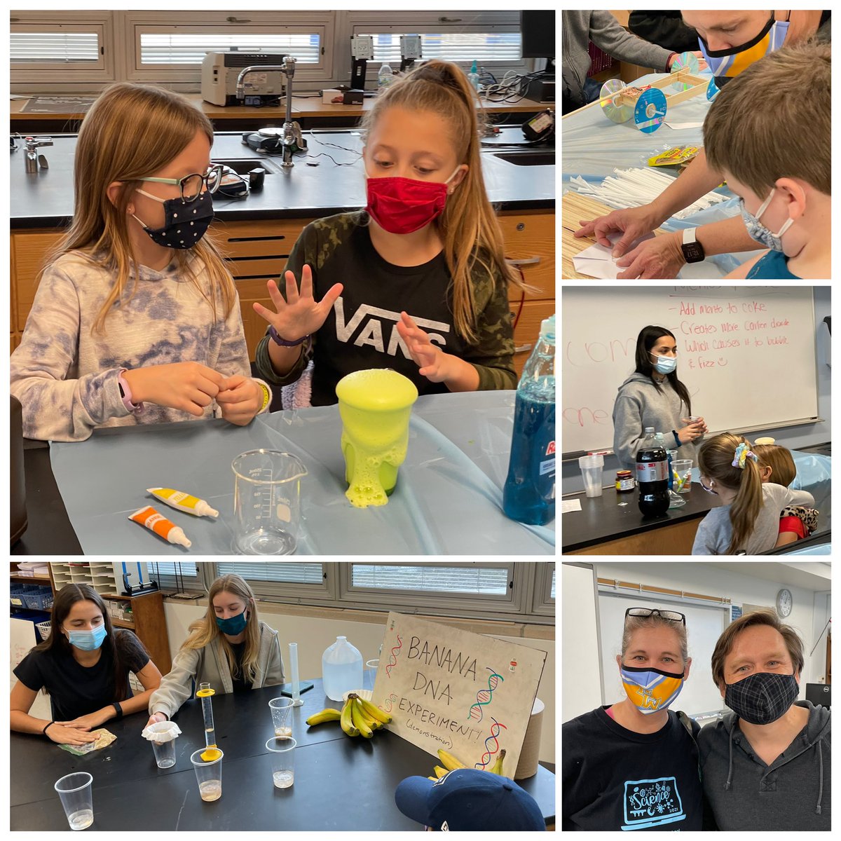 Science Day at <a href="/Maine_West/">Maine West</a> today was back and in person (with some online options too). Always a great time for high school and grade school students, alike! #207now
