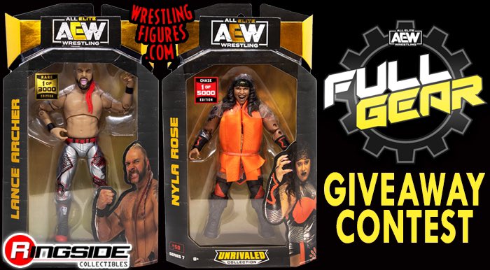 RingsideC's tweet photo. ⚙️ #AEW FULL GEAR GIVEAWAY! ⚙️

One person will win an #AEWUnrivaled 7 Chase #NylaRose and another will win a Rare #LanceArcher!

To enter: Follow us, like / retweet this tweet &amp; reply tagging 3 friends and letting us know which #AEWFullGear match you’re most excited for! 1/2 https://t.co/ViGPeufL5t