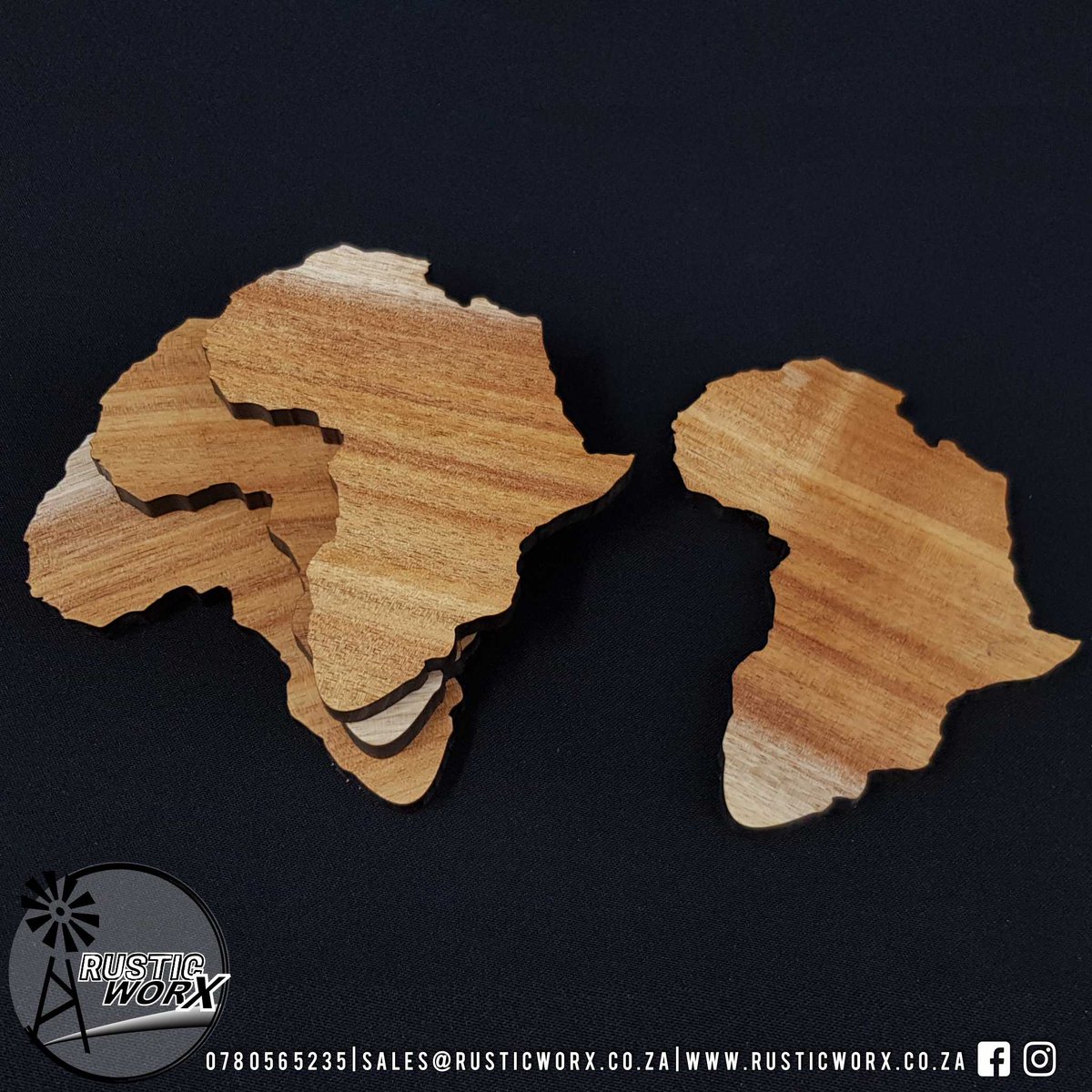 We're obsessed with these Custom Hardwood Coasters we made for a very special client. Should these be added to our range?

Contact us on sales@rusticworx.co.za 
#Coasters #hardwoodcoasters #customcoasters #cnc #rusticworx