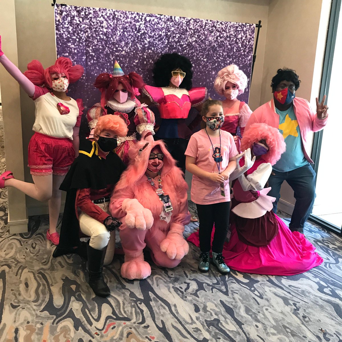 EmpireCityCon's tweet photo. Pink gaaannng #EmpireCityCon #ECC2021 https://t.co/81sYOFDR87