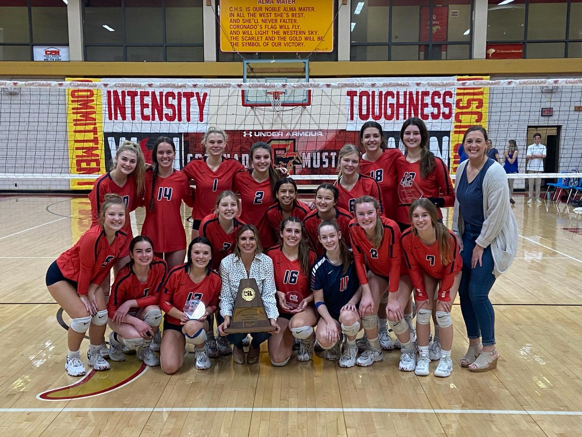 State bound! Congratulations <a href="/VBGrapevine/">Grapevine HS VB🏐</a> on punching your ticket to the state semifinals! The words in the background of this picture describe our team perfectly...Intensity &amp; Toughness!