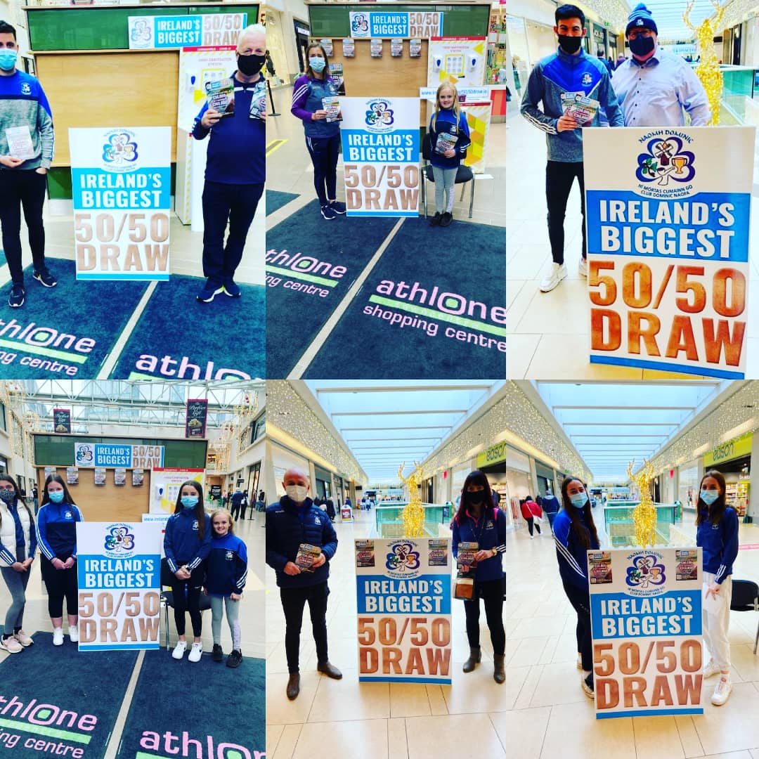 StDominicsClub's tweet photo. Thanks to everyone who dropped by to find out about Irelands Biggest 50/50 Draw in @AthloneTC we are back tomorrow 12-5pm
Get your tickets before November 21st to be entered into our bonus draw
https://t.co/QXnDpgsOta
#irelandsbiggest5050 #athlonetowncentre #bonusdraw #athlone https://t.co/Bslzs5h5EQ