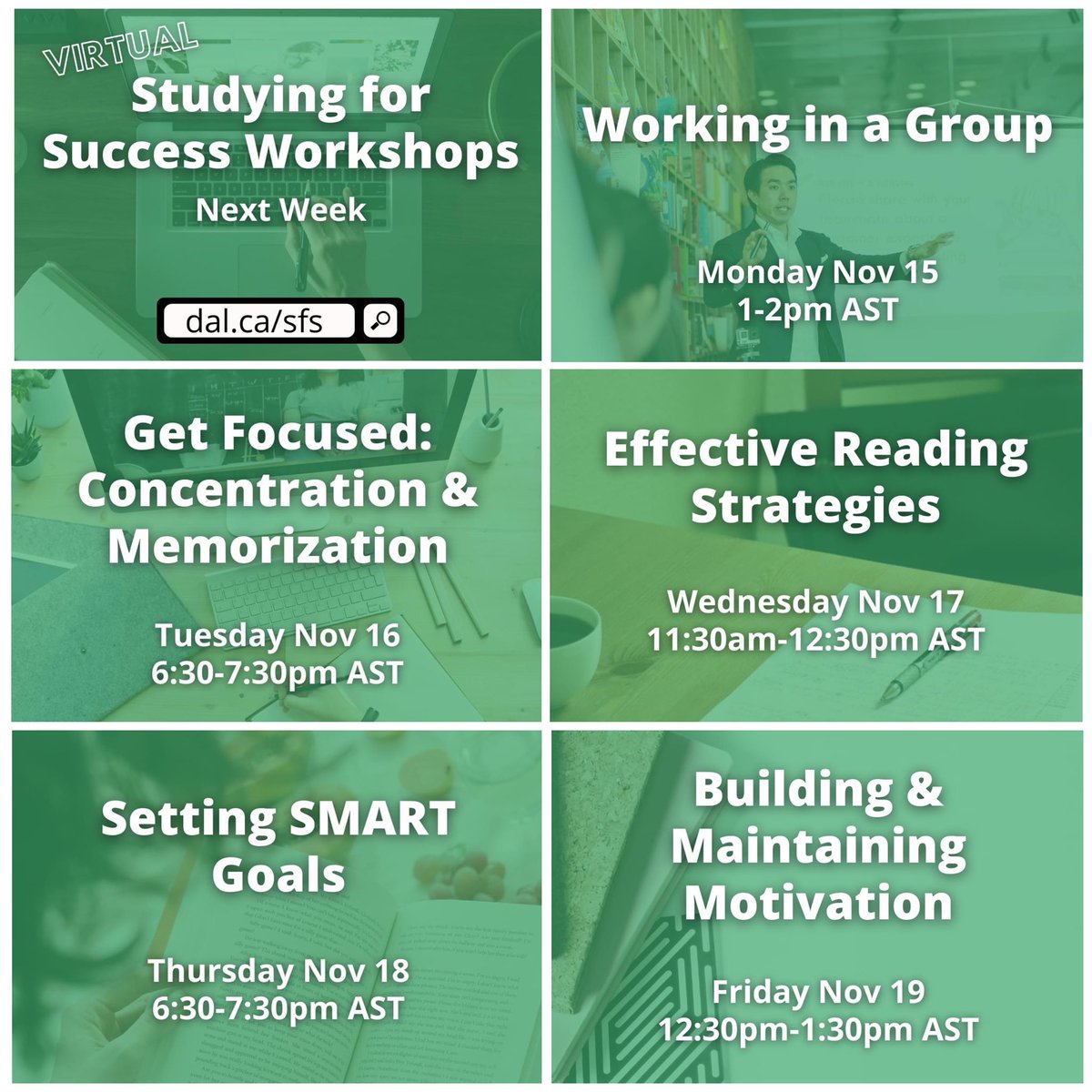 Dalhousie Bissett Student Success Centre (@dalbssc) on Twitter photo Check out next week's <a href="/DalStudySuccess/">Dalhousie Studying for Success</a> workshops! Go to dal.ca/sfs to register and learn more. Have questions? Email sfs@dal.ca Check out next week's <a href="/DalStudySuccess/">Dalhousie Studying for Success</a> workshops! Go to dal.ca/sfs to register and learn more. Have questions? Email sfs@dal.ca