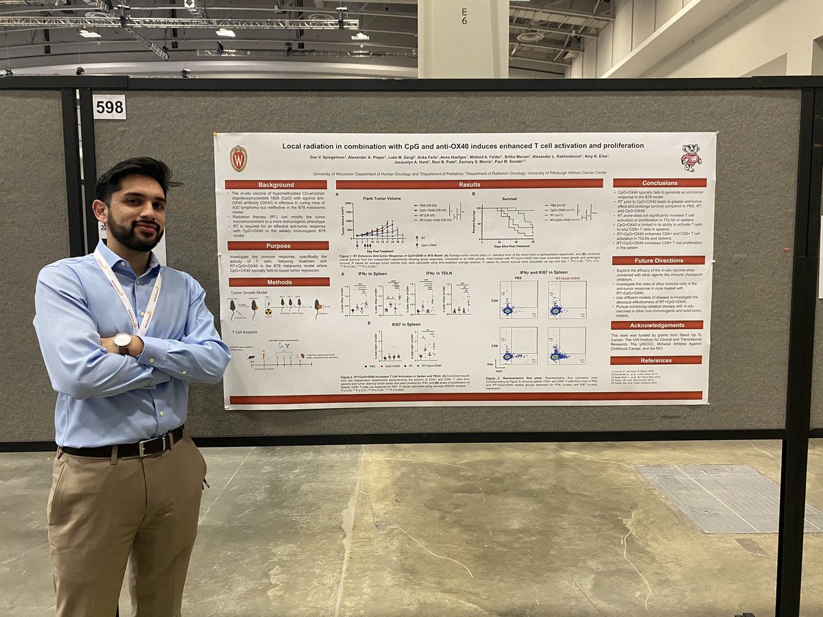 Alex Pieper (@piepstweeets) on Twitter photo #SITC21 swing by poster #598 today to check out some exciting work on radioimmunotherapy by <a href="/UWCarbone/">UW Health | Carbone Cancer Center</a>’s Dan Spiegelman!! Keep your 👀 on <a href="/FrontImmunol/">Frontiers - Immunology</a> in the coming days for more details on this project #SITC21 swing by poster #598 today to check out some exciting work on radioimmunotherapy by <a href="/UWCarbone/">UW Health | Carbone Cancer Center</a>’s Dan Spiegelman!! Keep your 👀 on <a href="/FrontImmunol/">Frontiers - Immunology</a> in the coming days for more details on this project