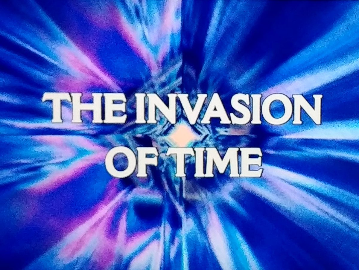 WhosThatGav's tweet photo. Saturday night comfort-WHO. A classic? Probably not. A romp? Certainly. #DoctorWho #TheInvasionOfTime πΊ https://t.co/kxGwNygh5j