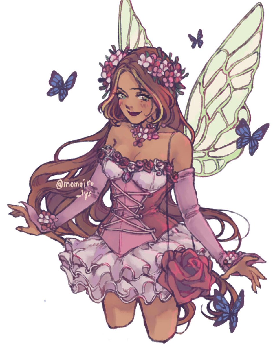 momoiro_lys's tweet photo. Original → Fanart 🌸 https://t.co/Gr3ztKUSI3