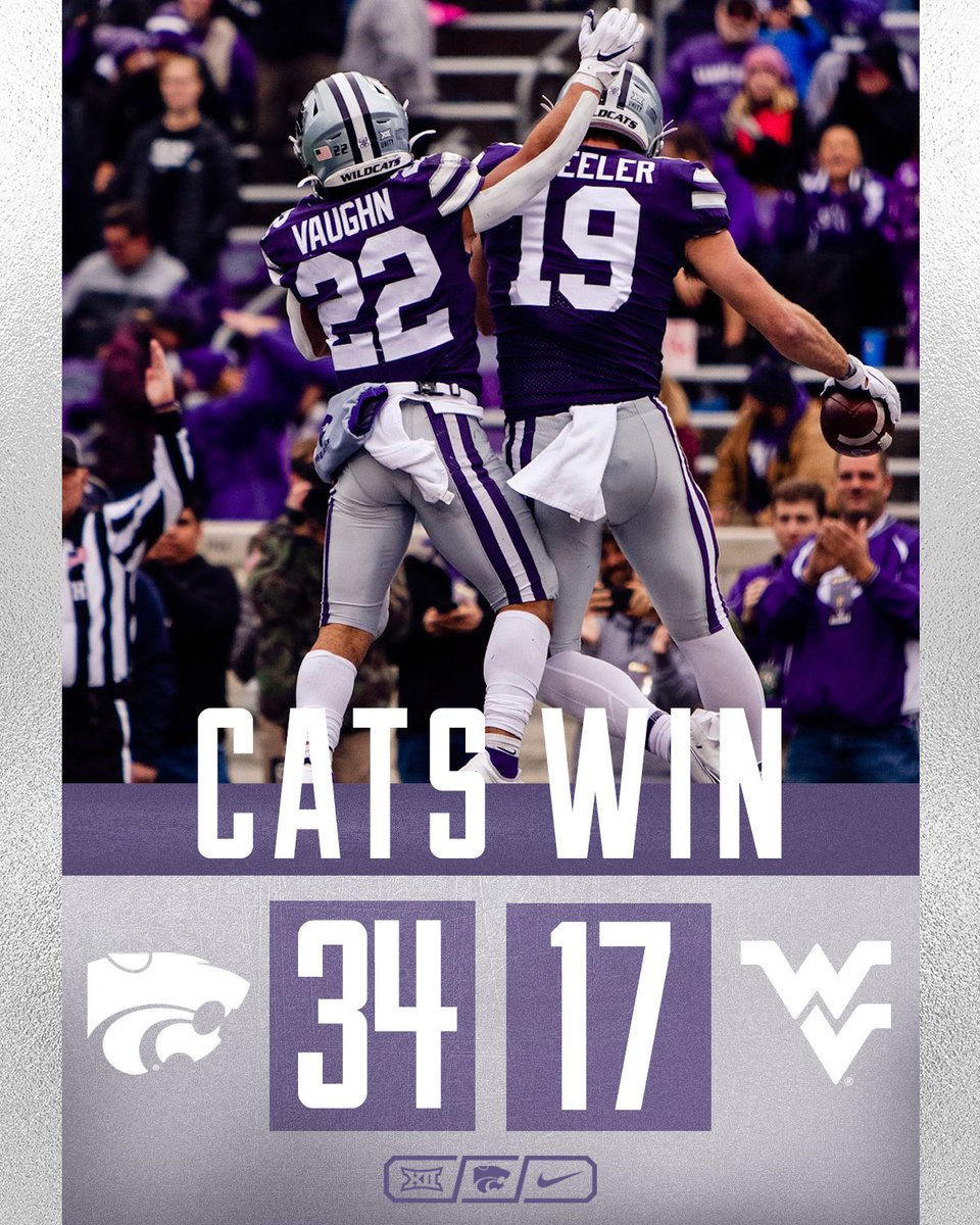 CATS WIN!

#KStateFB ⚒️