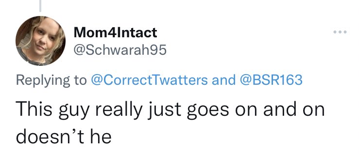 CorrectTwatters's tweet photo. @BSR163 @Schwarah95 Exhibit “A”. An imbecile. https://t.co/l7Xaqj0bz5