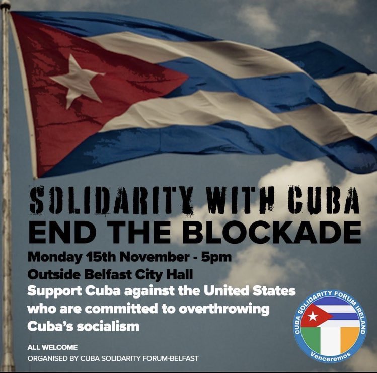 CubaIreSol's tweet photo. #CubaNoEstaSola #HandsOffCuba #IStandWithCuba #SupportCuba #PatriaOMuerte #SomosContinuidad ๐จ๐บ๐จ๐บ๐จ๐บ https://t.co/OkyeW0oc0y